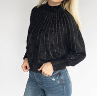 Madelyn - Lurex Fuzzy Sweater