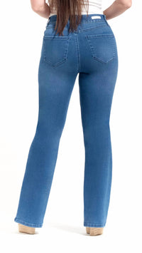 1822 Denim - Mid Rise Better Butter Full Length Slim Bootcut Jeans