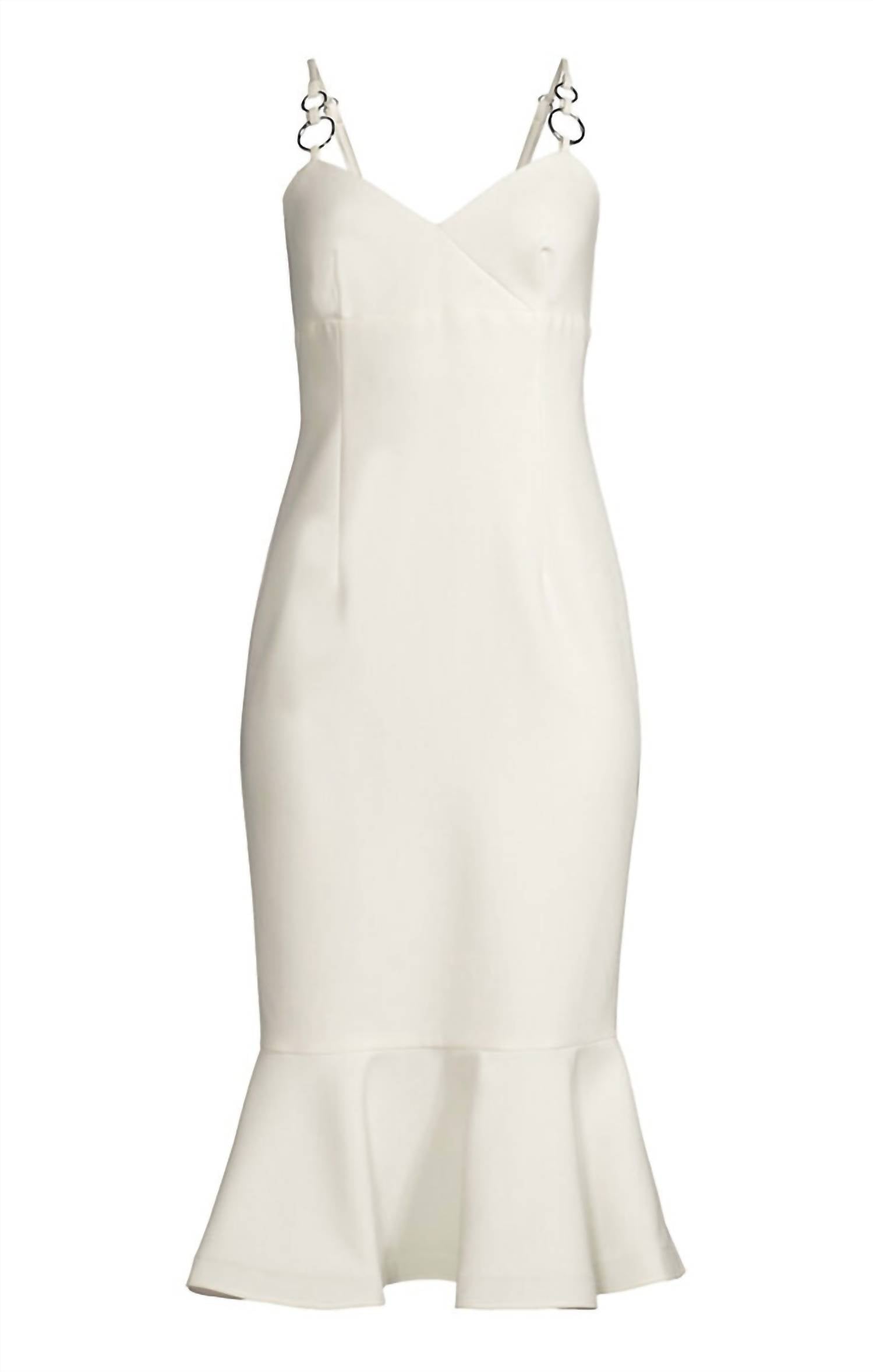 Likely - Hirsch Midi Flute Dress