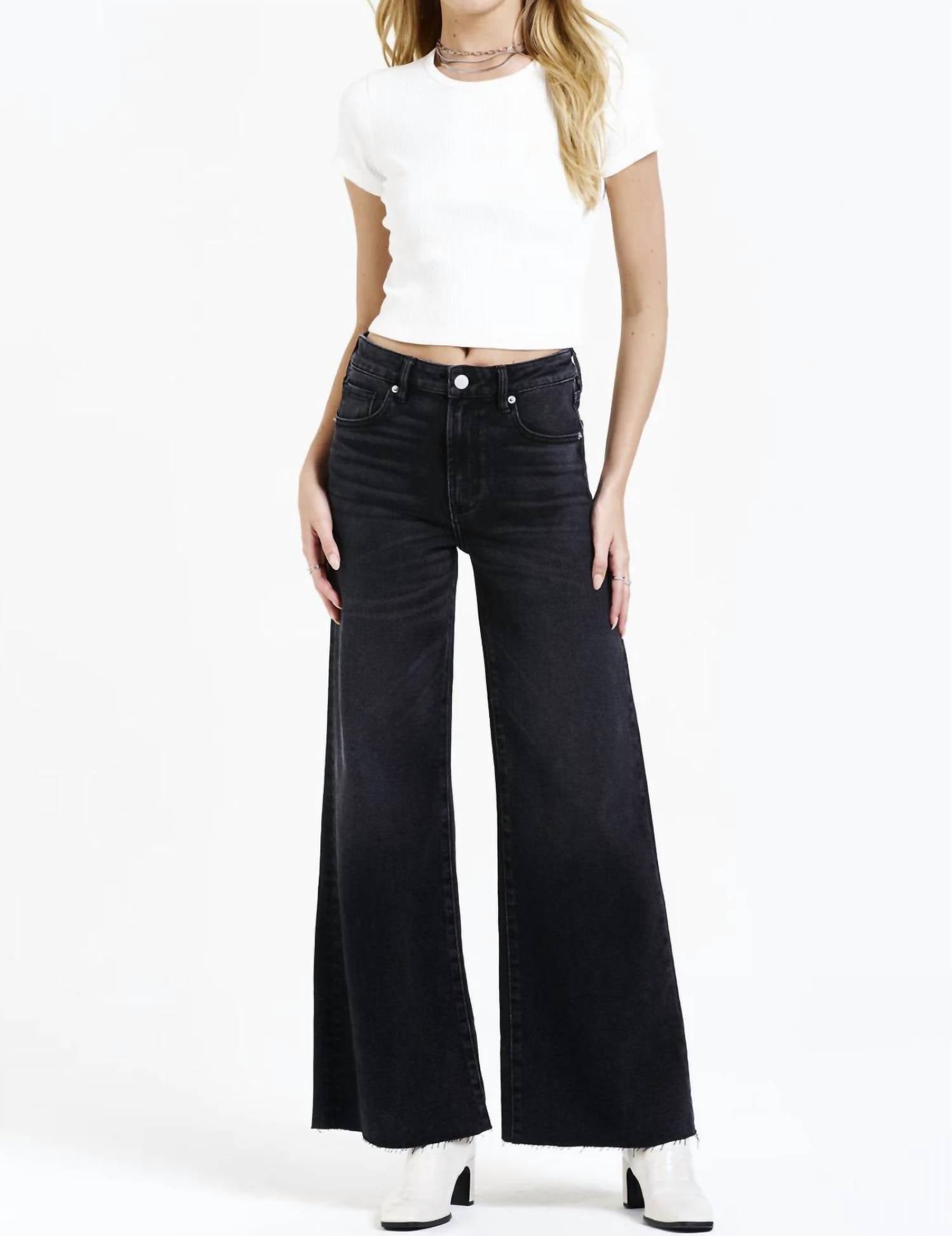Dear John Denim - Fiona Super High Rise Wide Leg Jeans