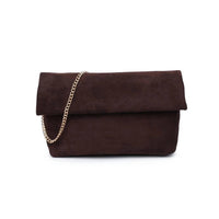 Moda Luxe - Women's Suede Crossbody Bag