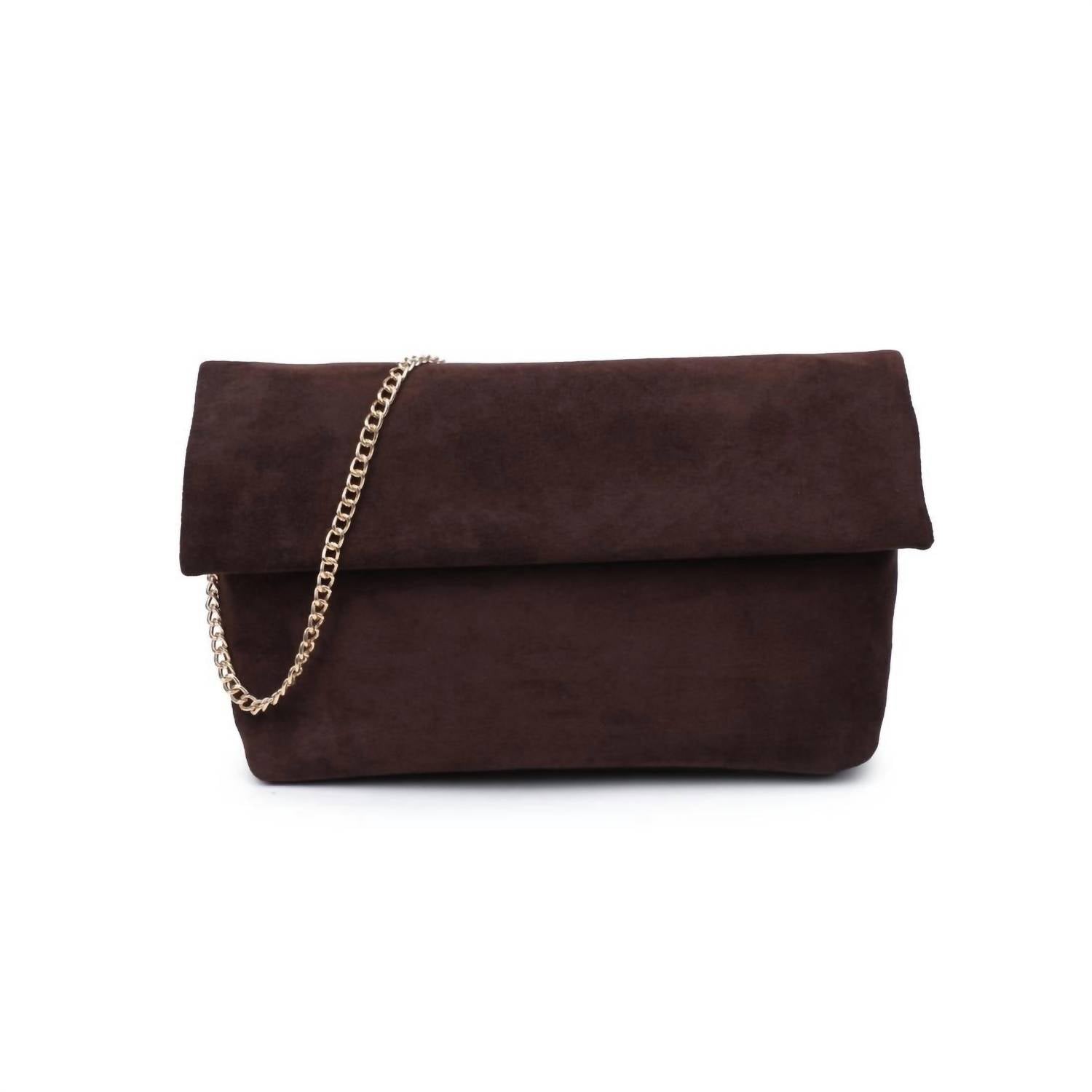 Moda Luxe - Women's Suede Crossbody Bag