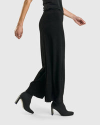 ALEMBIKA Jacquard Punto Pants in black - women's pants - alternate view