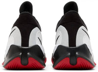 NIKE Men's Renew Elevate 3 Shoe in white black pure platinum - men's shoe - detail view