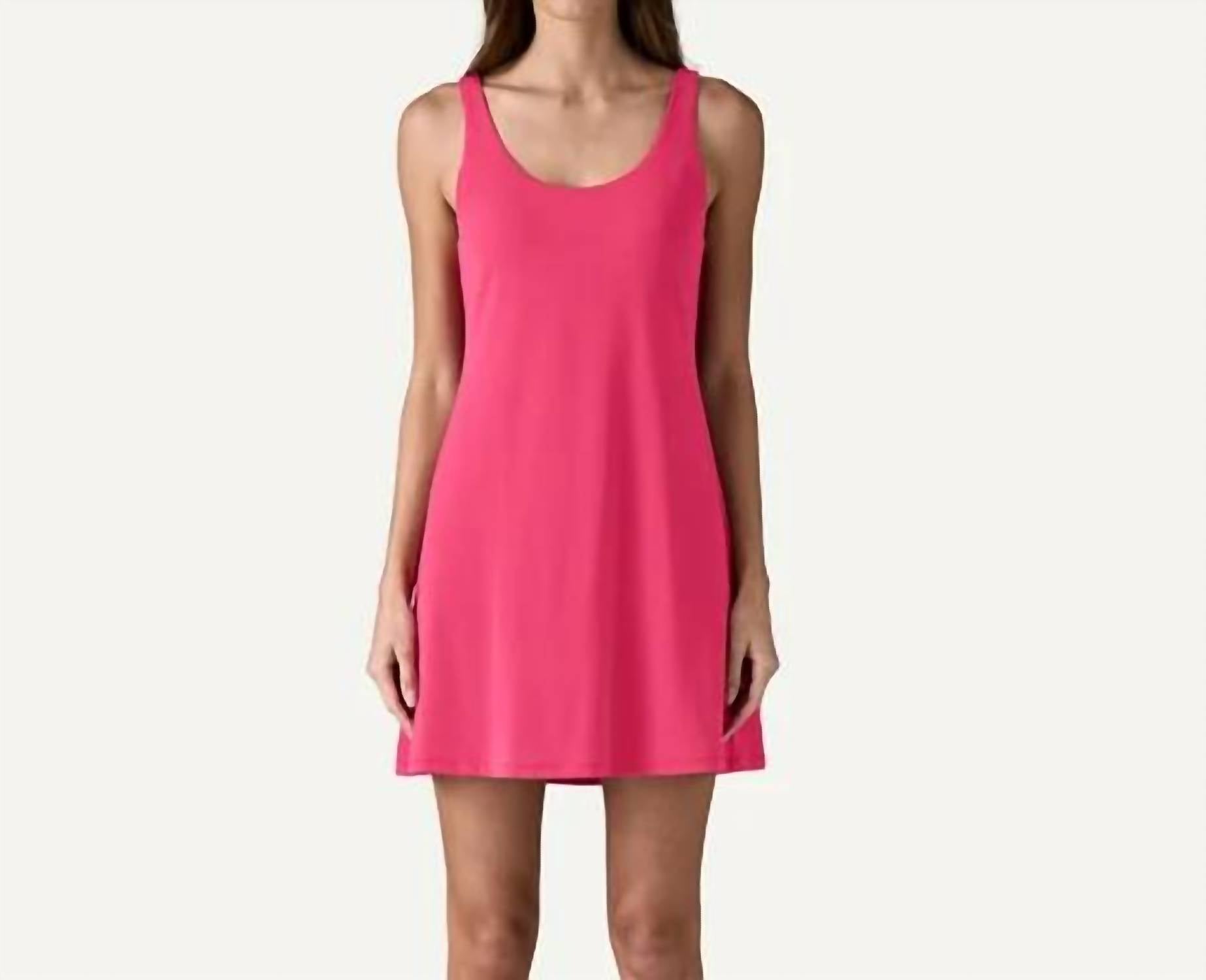Patagonia Maipo Dress in luminous pink - women's dress