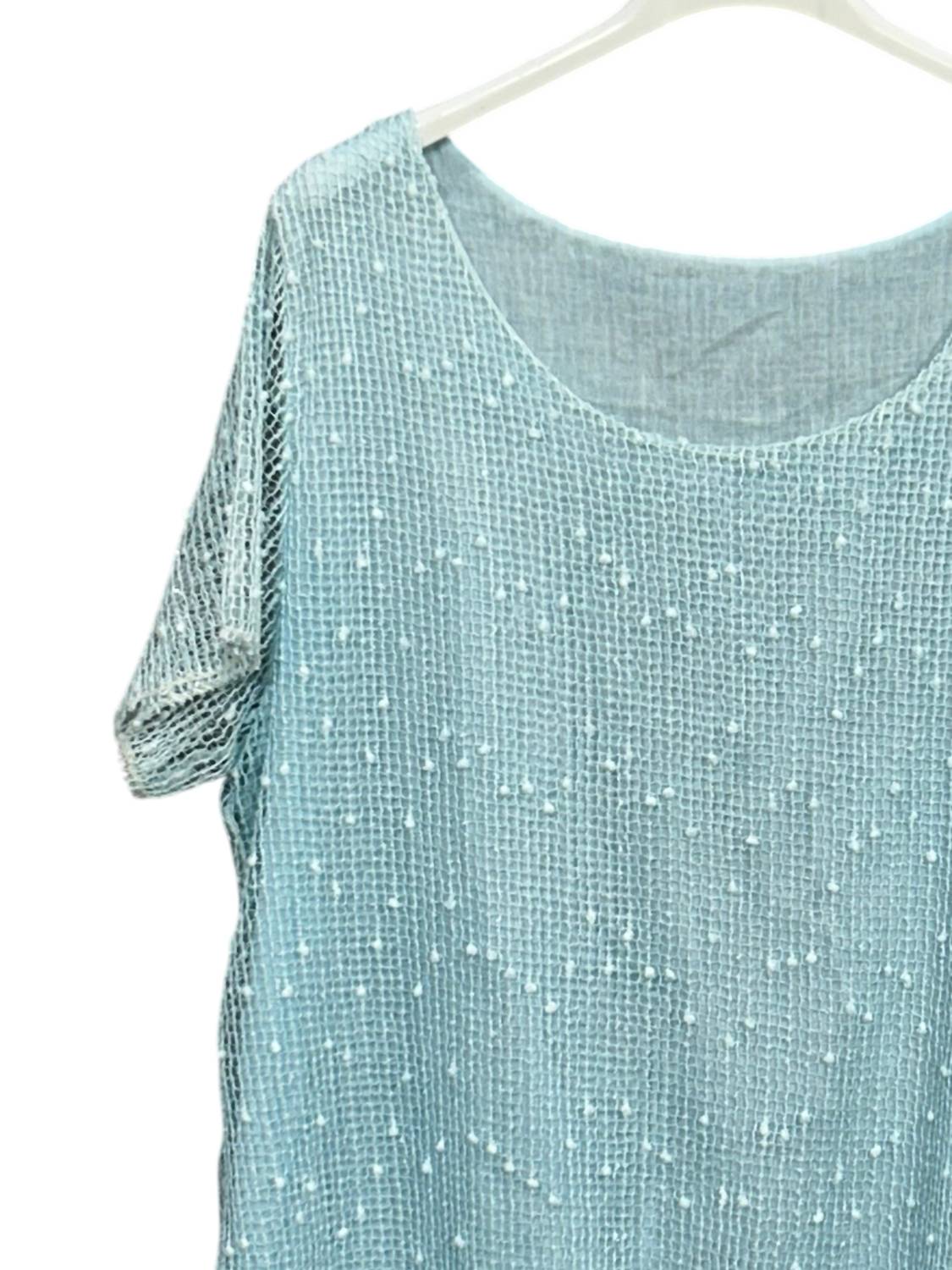 Oz - Women's Embelished Italian Short Sleeve Tee