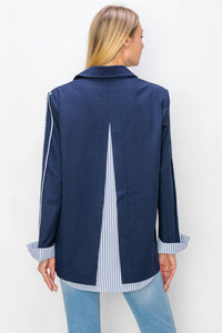 Joh - Mary Blazer Jacket With Stripes