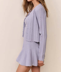 Loveshackfancy - Peridot Stretch Pointelle Cardigan