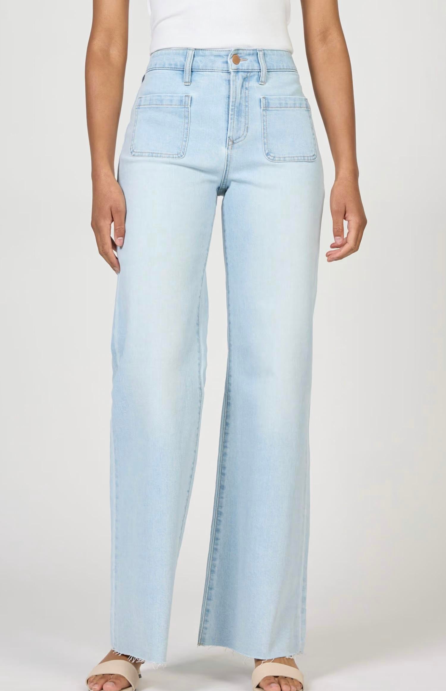 Dear John Denim - Micah Mid Rise Wide Leg Jeans