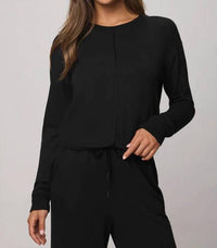 Splendid - Supersoft Trim Pullover Sweatshirt