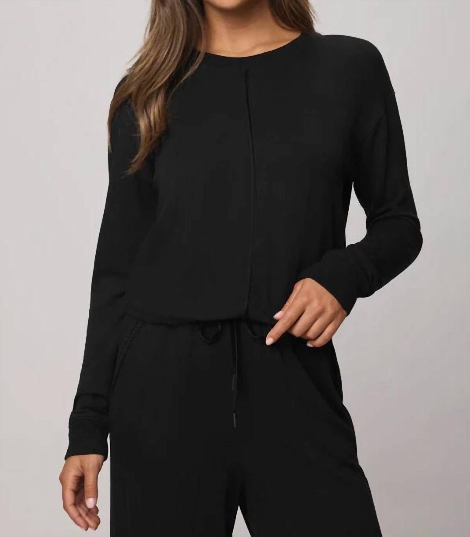 Splendid - Supersoft Trim Pullover Sweatshirt