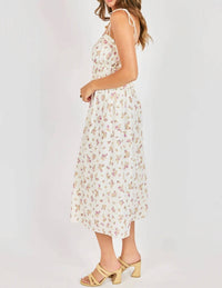 Sadie & Sage - Bouquet Sweetheart Midi Dress