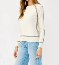 Lovestitch - Posh Border Striped Pullover Sweater