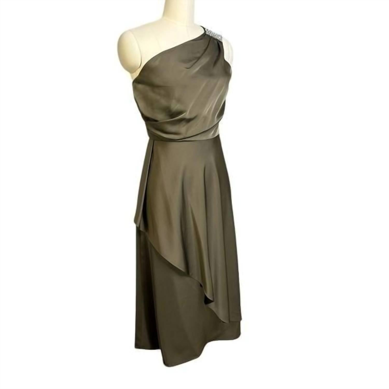 Sachin & Babi - Evangeline One Shoulder Midi Dress