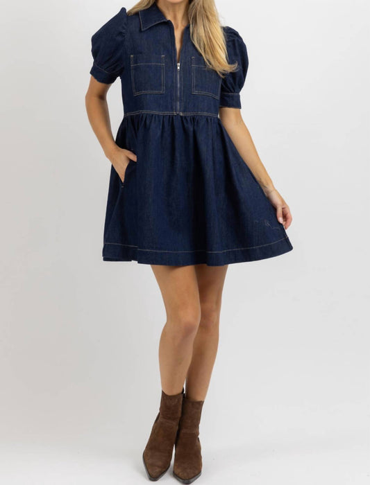 Mable - Diana Denim Mini Dress