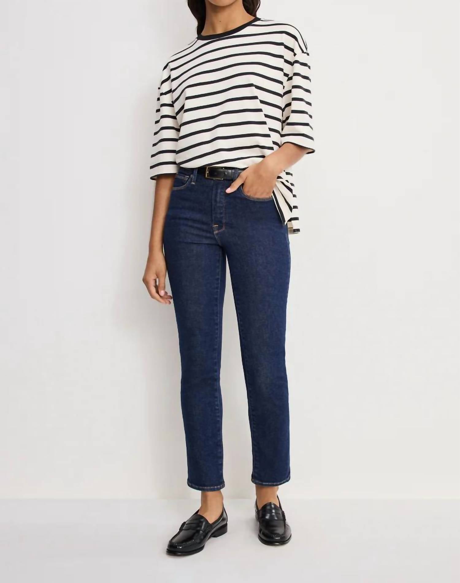 Good American - Good Legs Straight Jeans