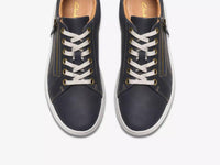 Clarks Women's Nalle Lace Sneakers in navy nubuck - women's sneaker - view 4
