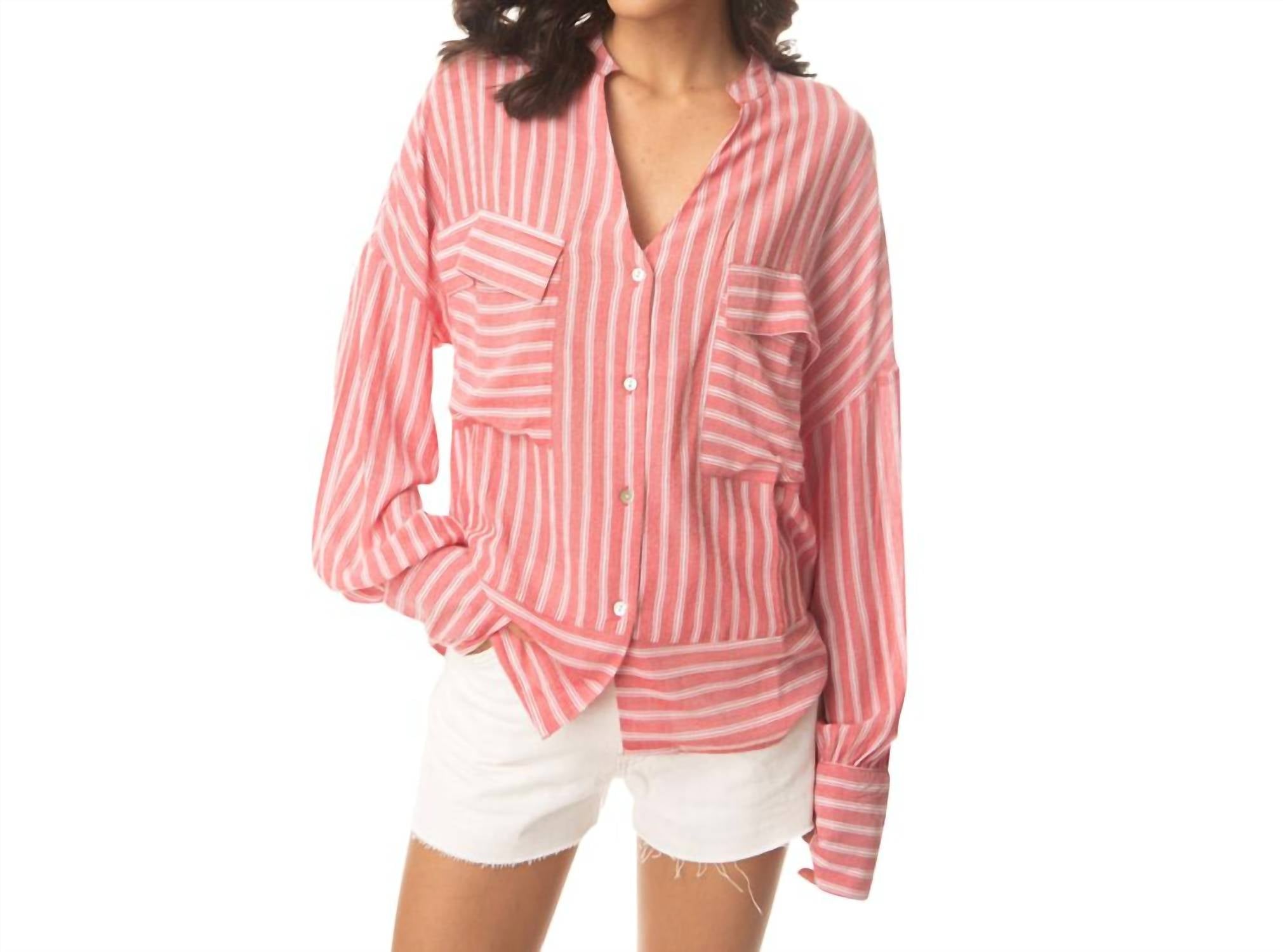 Myra - Striped Oversize Shirt