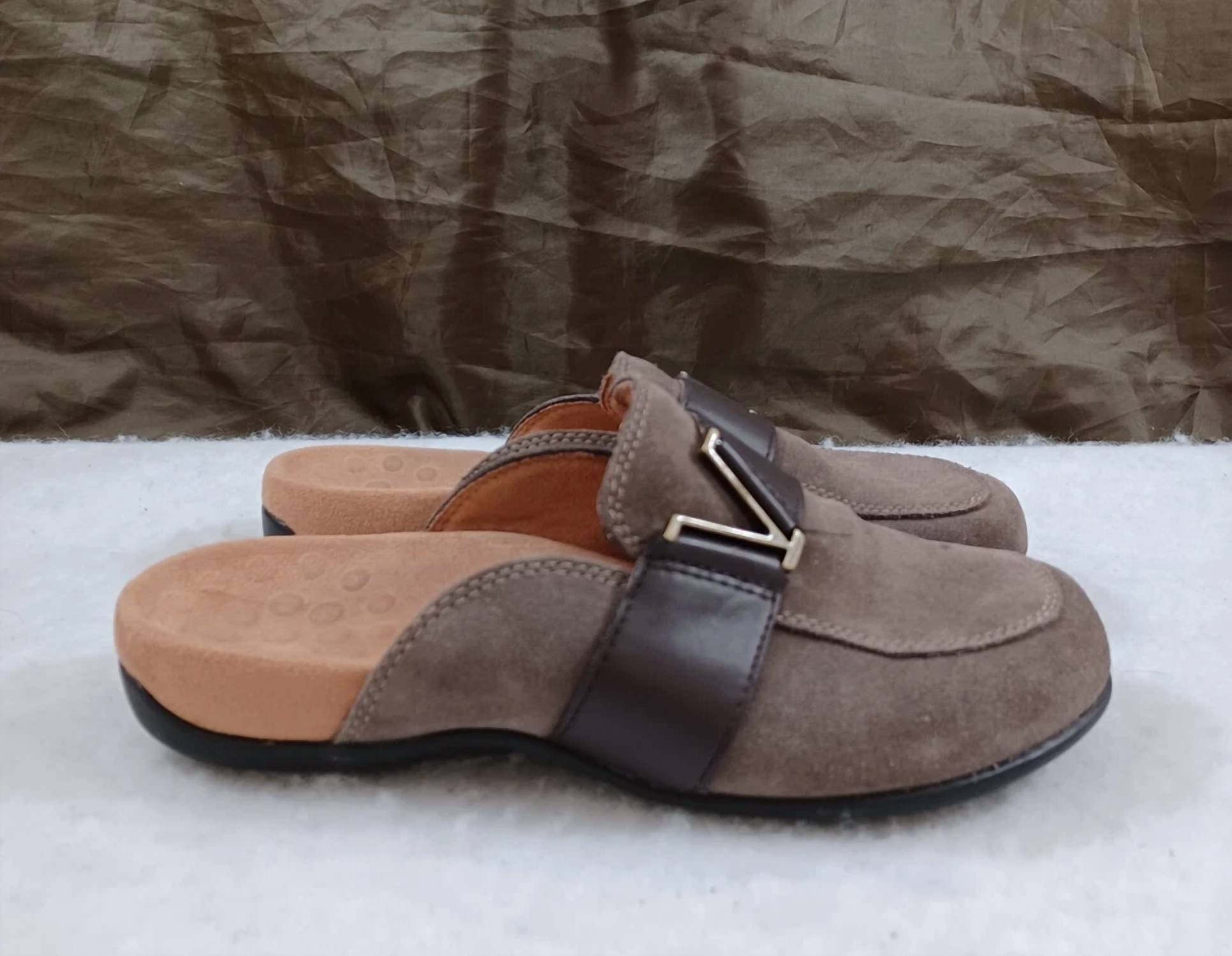 VIONIC Women's Rest Maude Mules in greige - women's shoe - view 4