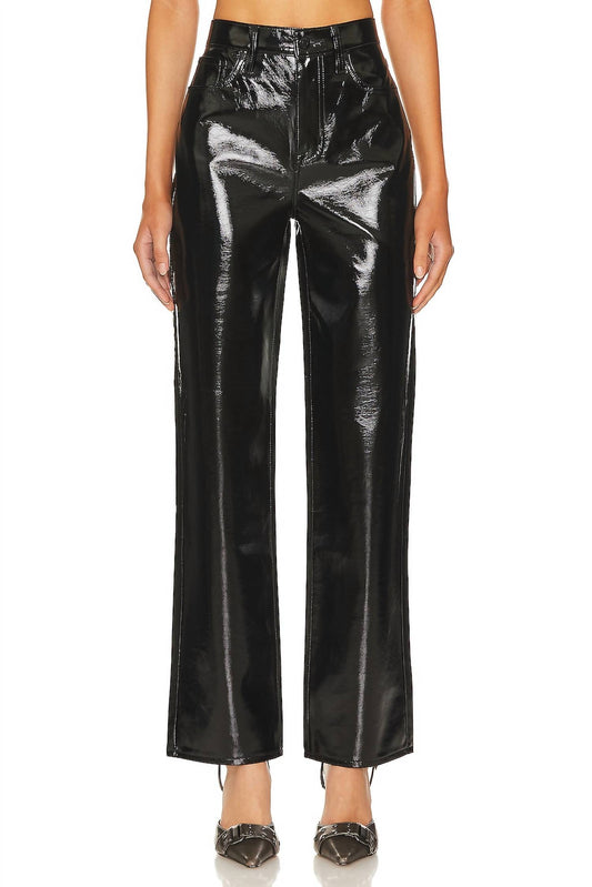 Pistola - Cassie Shinny High-Rise Straight Pants