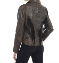 Cripple Creek - Women's Nappa Lambskin Fringe Jacket