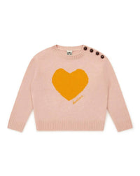 Bonton - Kid's Misty Heart Sweater