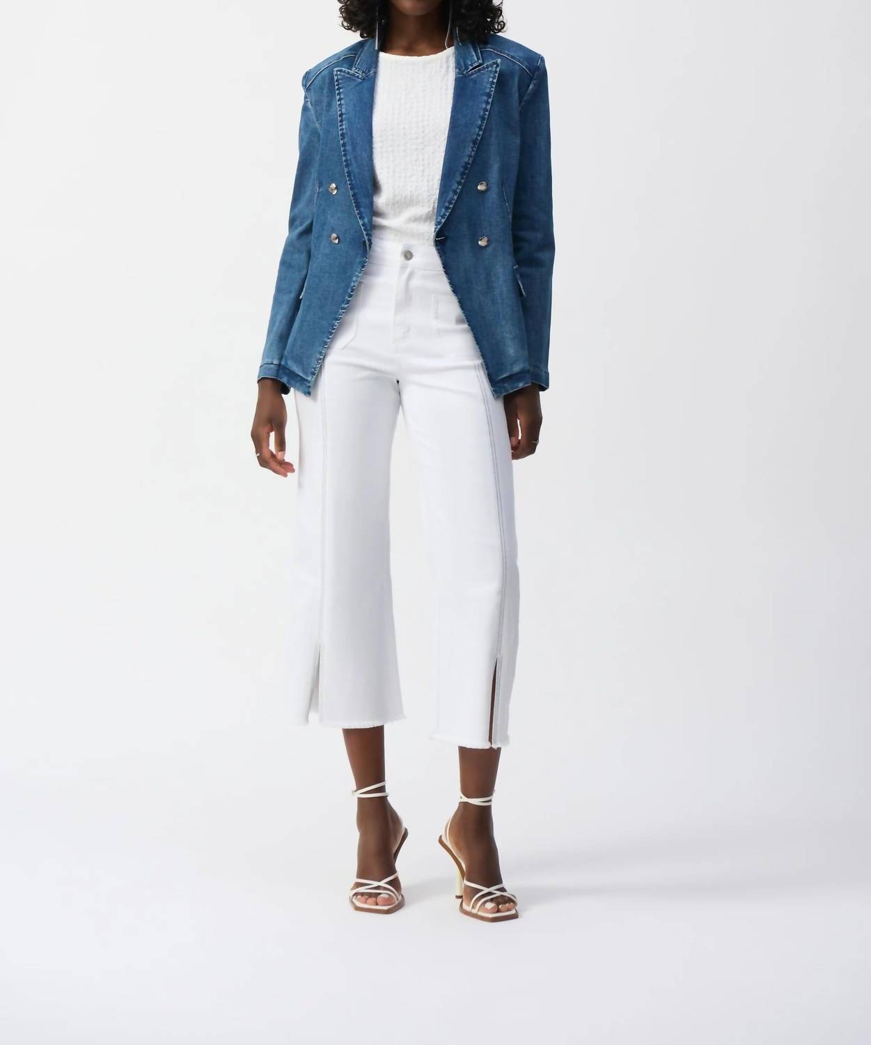 Joseph Ribkoff - Textured Short Sleeve Top