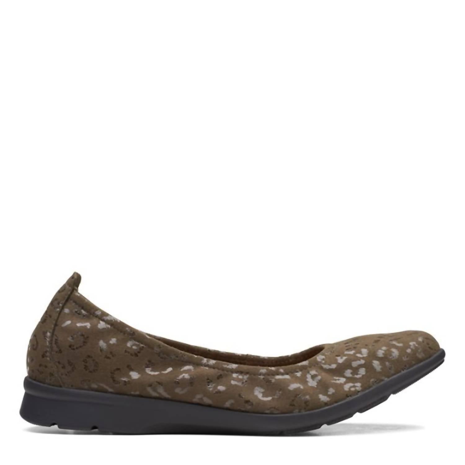 Clarks Women's Jenette Ease Ballet Flat in olive interest - women's flats