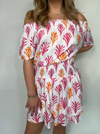 Romi The Brand Gypsy Mini Dress in pink - women's dress - detail view