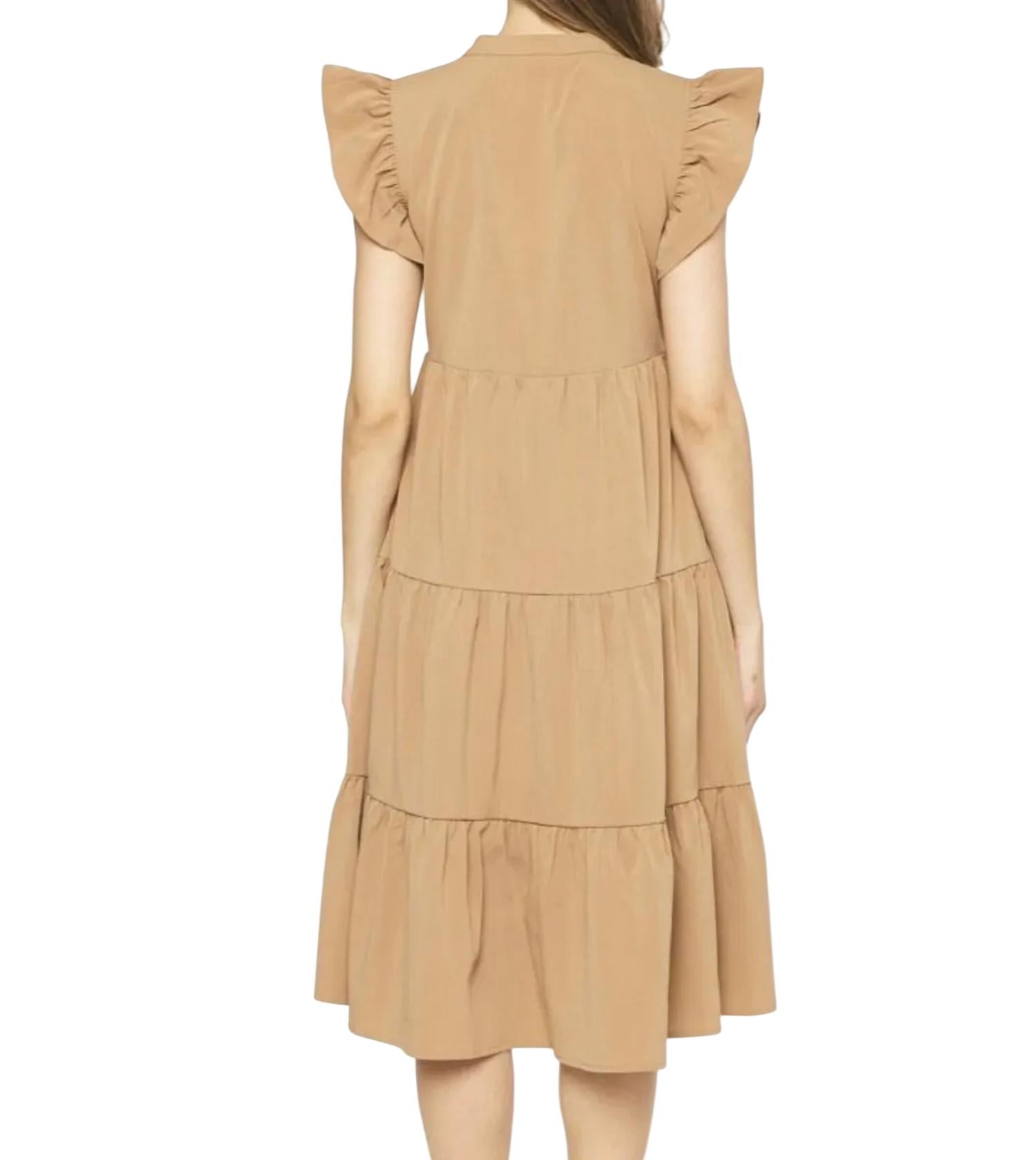 Entro - Tiered Midi Dress