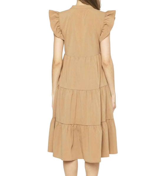 Entro - Tiered Midi Dress