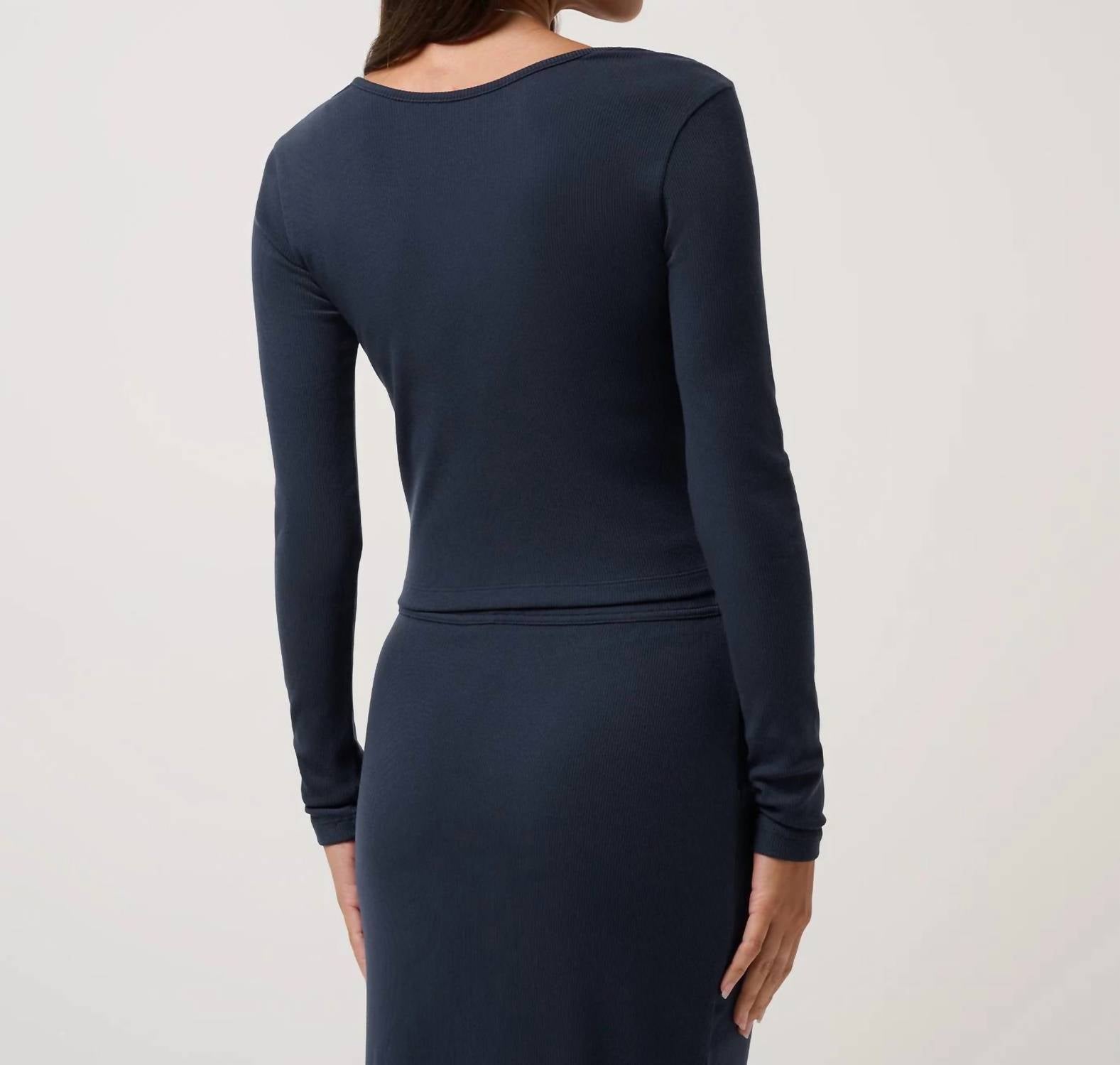 Travis Matthew - Cloud Rib Long Sleeve Button Top