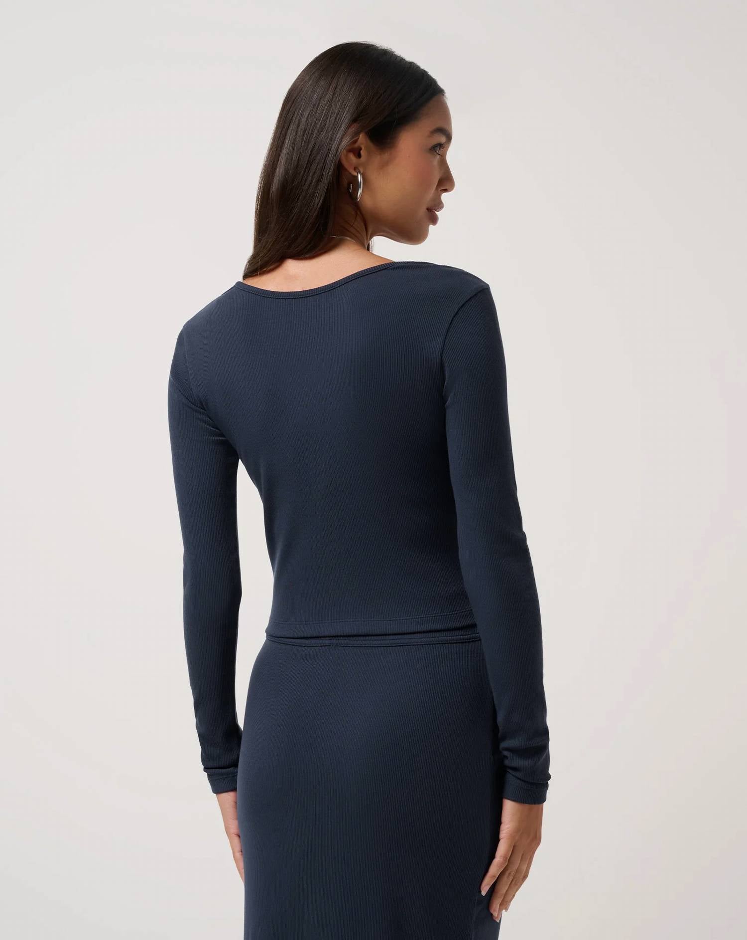 Travis Matthew - Cloud Rib Long Sleeve Button Top