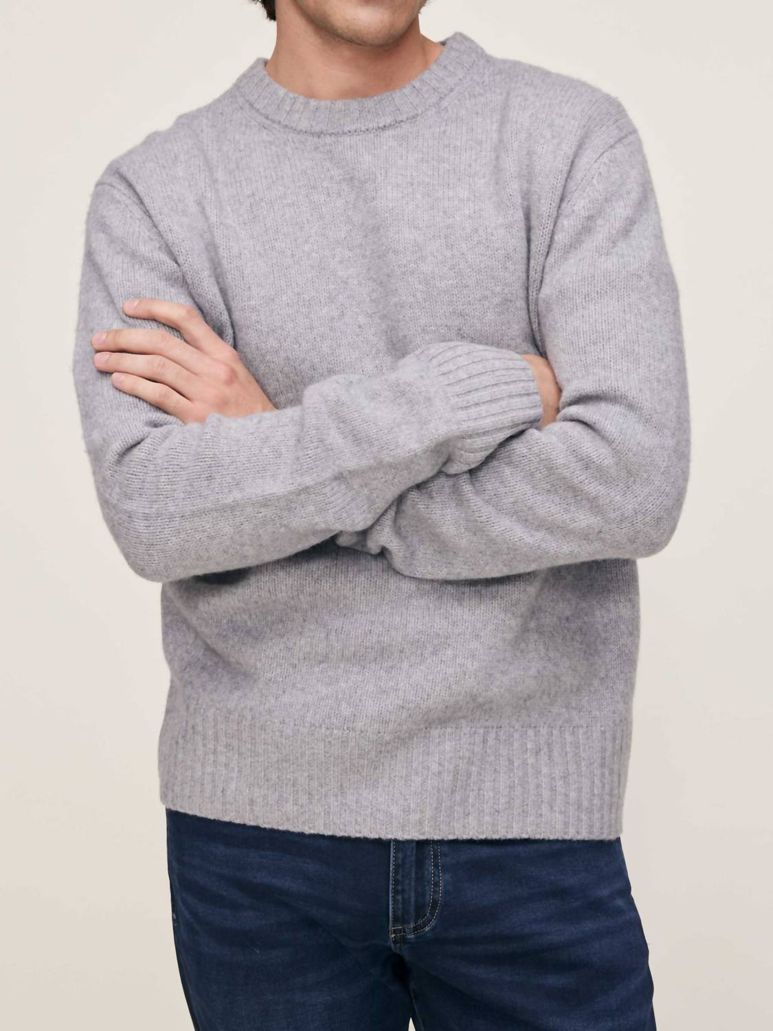DL1961 - Men's Crewneck Sweater in ashen - men's sweater