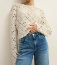Z Supply - Hullen Crochet Sweater