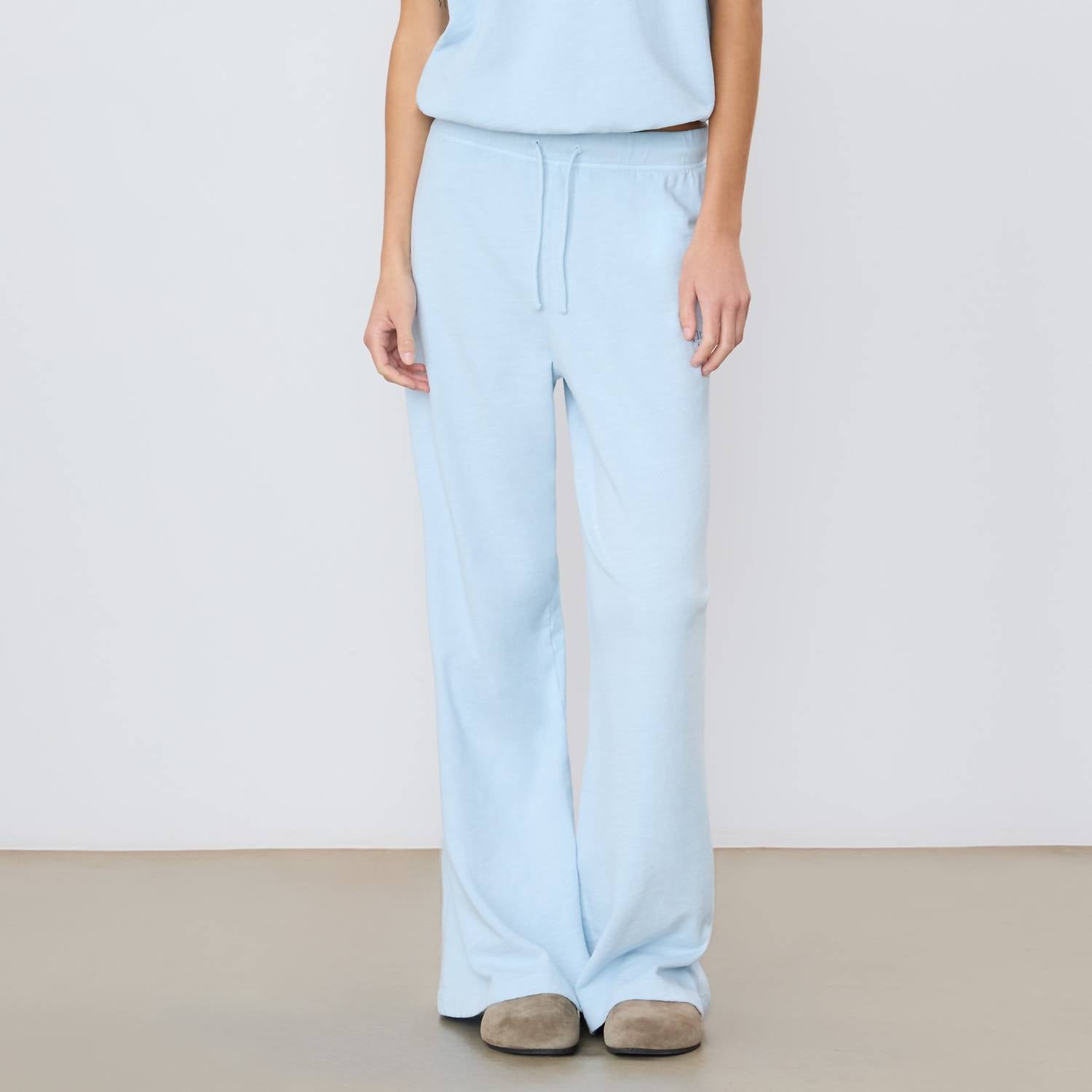Eterne - Drawstring Wide Leg Pants