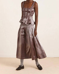 Damson Madder - Layla Midi Skirt