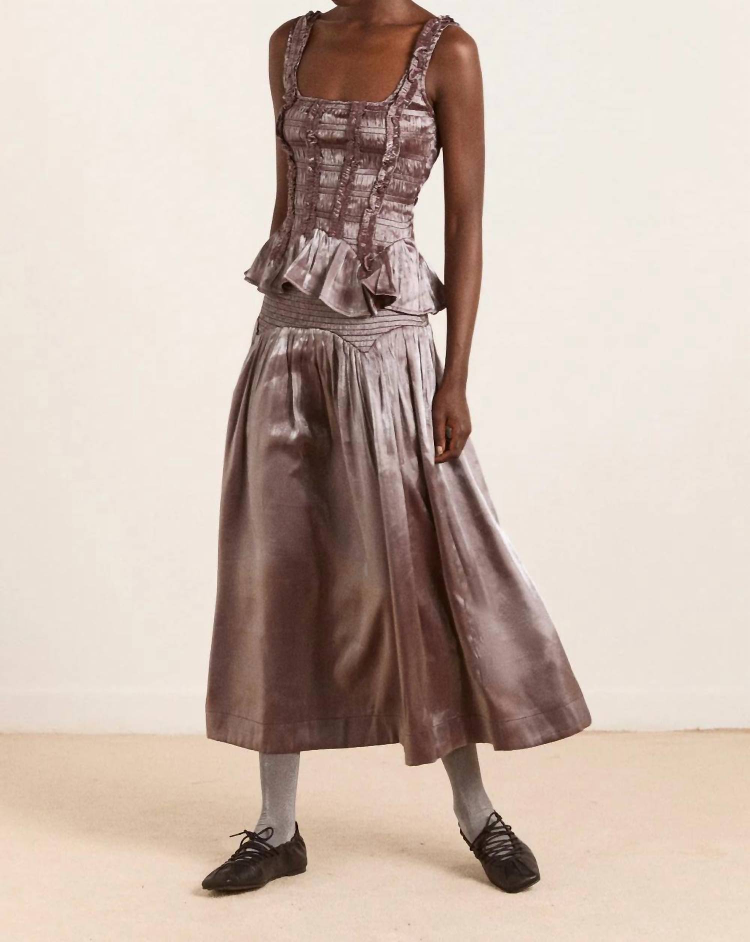 Damson Madder - Layla Midi Skirt