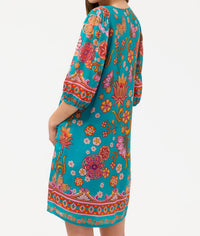Johnny Was LAVINIA LINED DRESS in dark endora - women's dress - alternate view