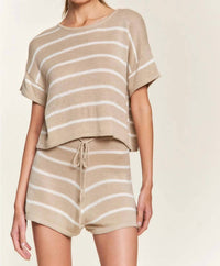 143 Story - Elsie Cropped Knit Tee