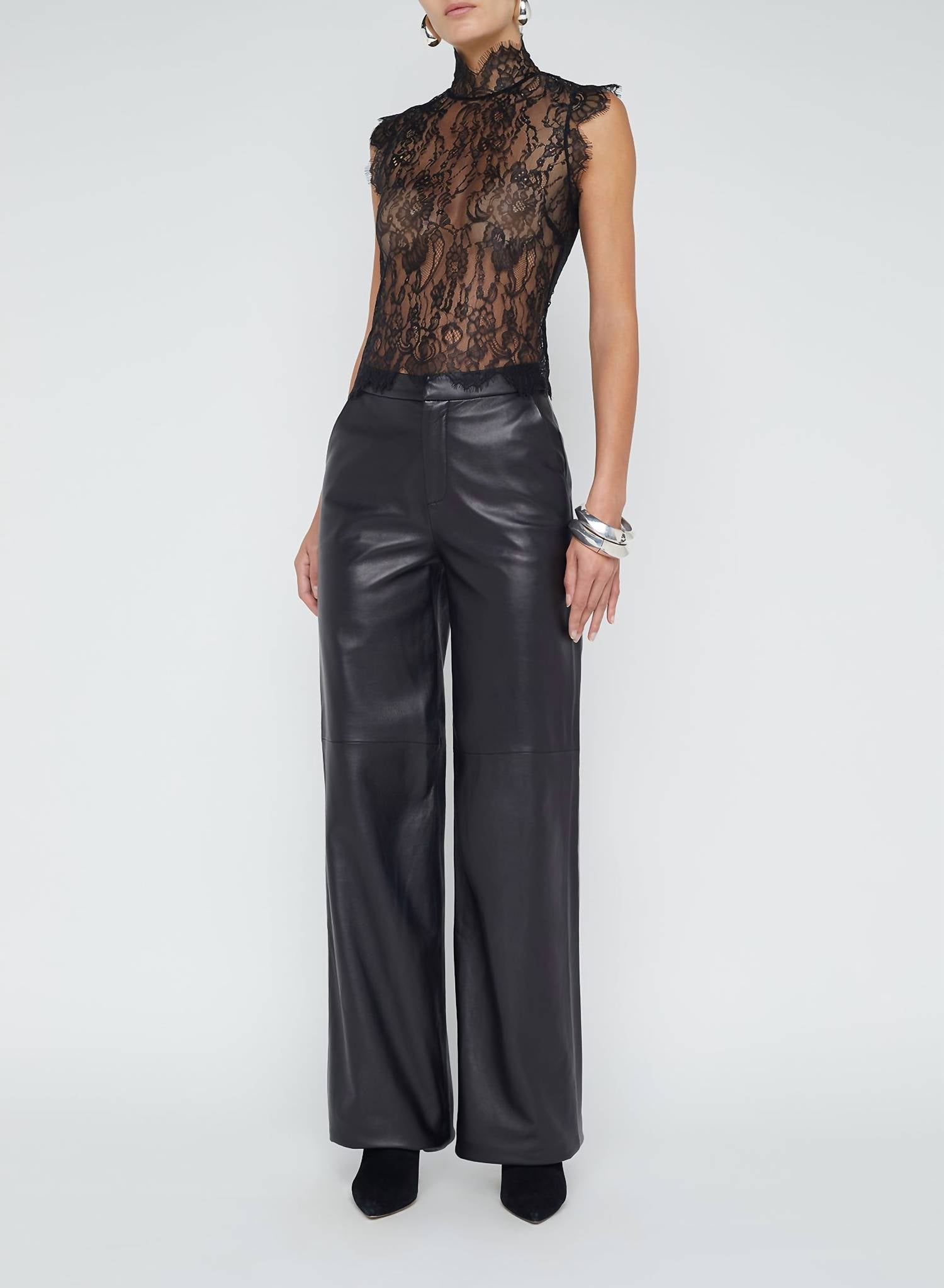 L'Agence - Tours Lace Sleeveless Top