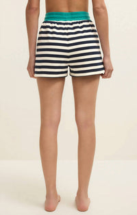 Z Supply Low Key Short in eclipse stripe - women's shorts - detail view