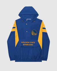 Starter - Men's Golden State Warriors Home Team Half-zip Jacket