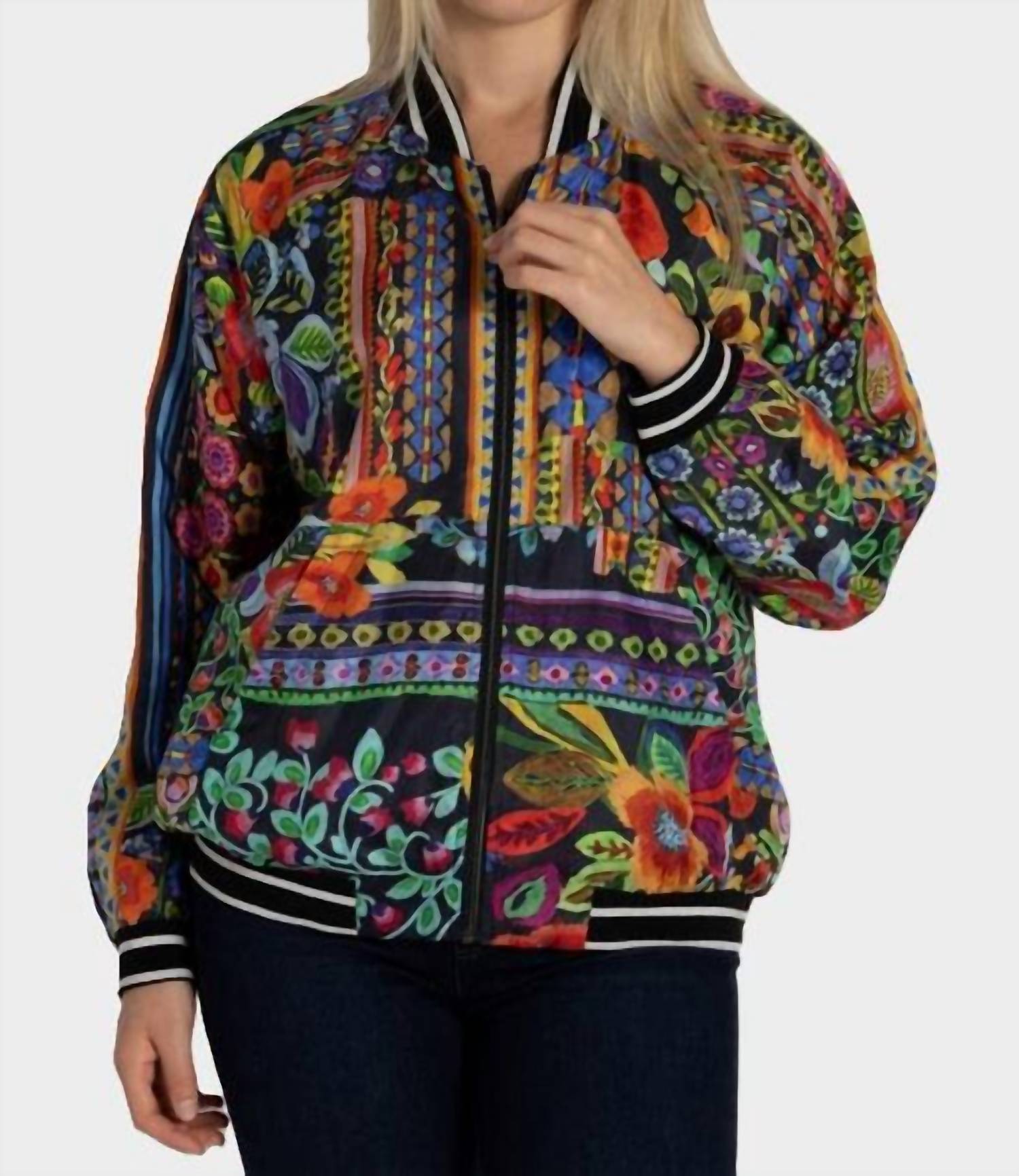 Johnny Was - TASHA BOMBER JACKET (REVERSIBLE)