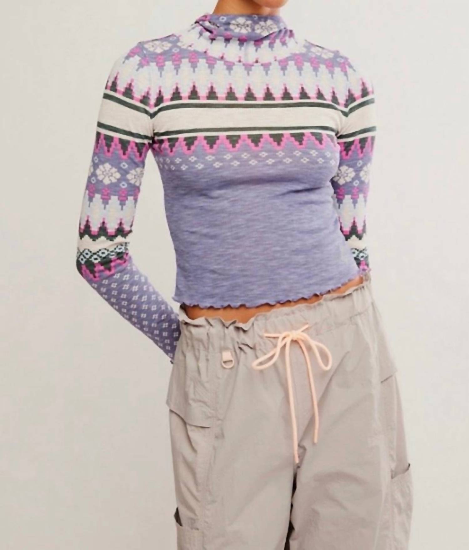 Free People - Breathe Easy Printed Layer Top