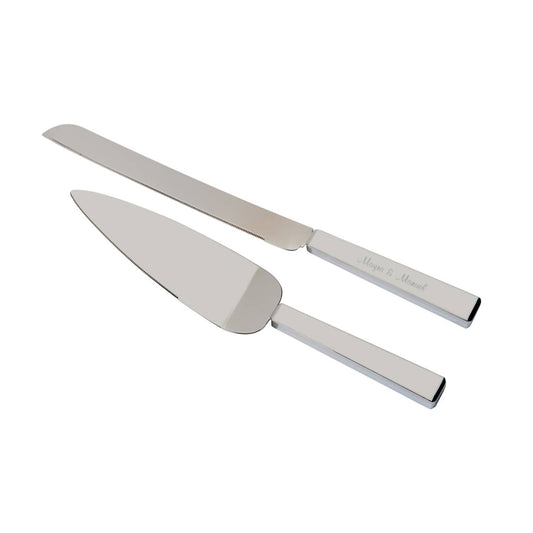 Creative Gifts International - Enamel Cake Knife & Server Set