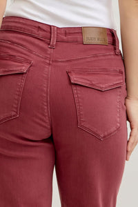 Judy Blue - Aurora Weekender Garment Dyed Cuffed Jeans
