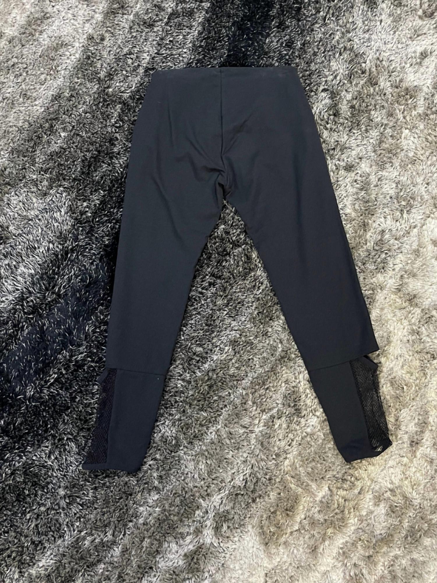Capris with Mesh Cut Outs