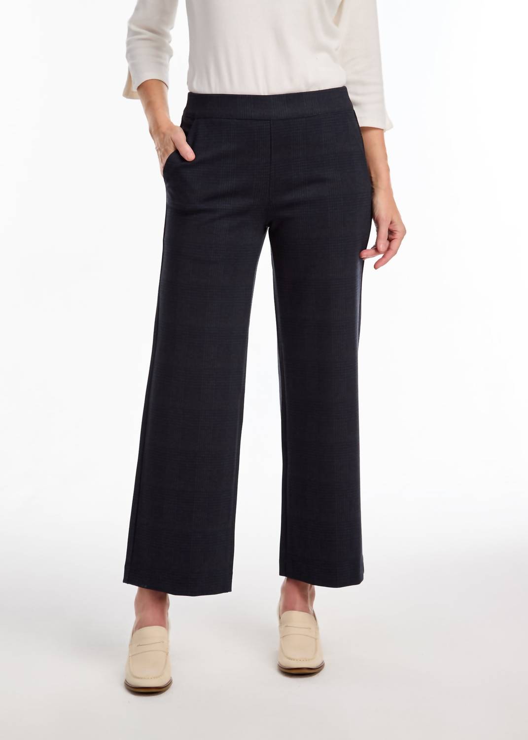 Fdj - Pull On Wide Ankle Pants