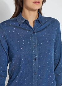 Lysse - Cataleya Crystal St Tencel Chambray Shirt